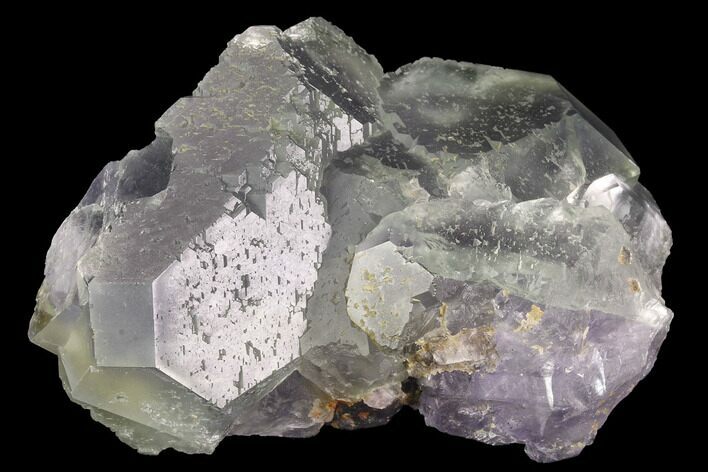 Purple-Green Fluorite Crystal Cluster - China #94944